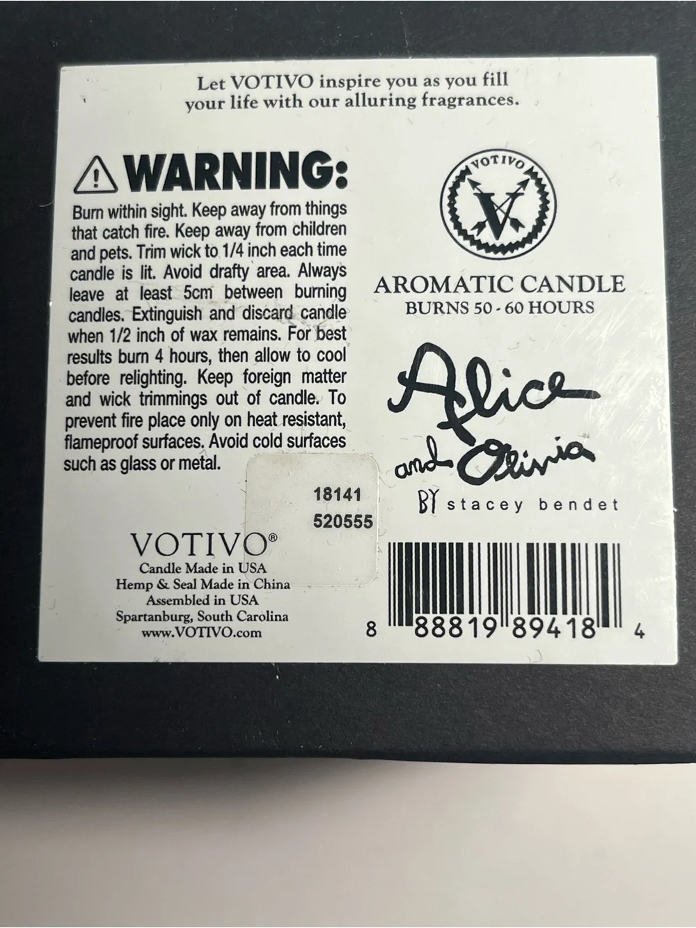 ALICE & OLIVIA Votivo Aromatic Candles set of 3 🕶️🕶️🕶️